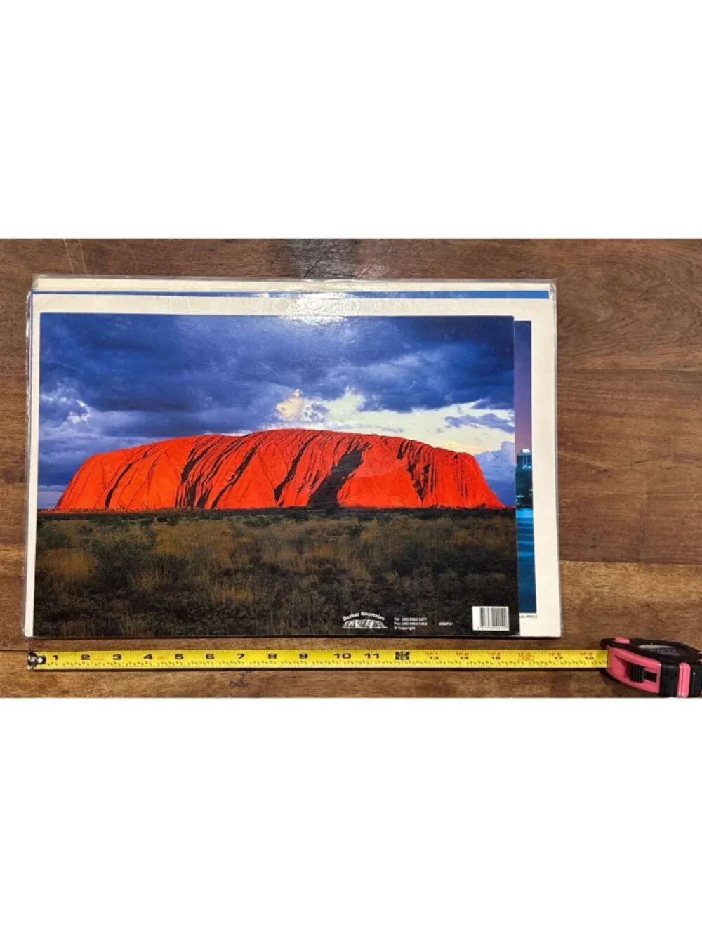 Vintage Travel Postcard & Map Lot Featuring Uluru Niagara Falls Nova Scotia And